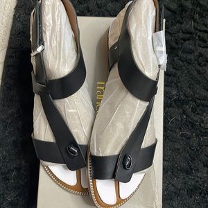 Womens sandals with Velcro closure, new in box